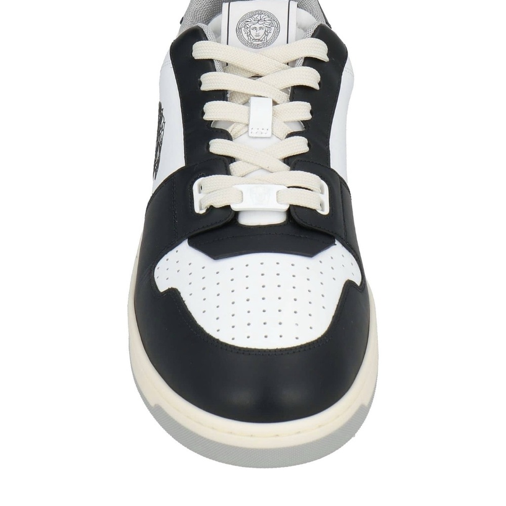 Versace Black and White Men's Sneakers